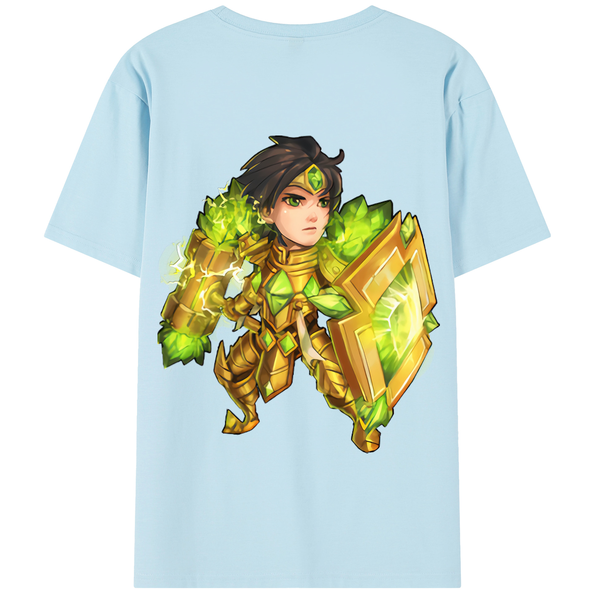リーグ・オブ・レジェンド League of Legends LOL 綿100％半袖Tシャツ（背面プリント）